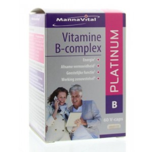 Vitamine B complex platinum Mannavital 60vc