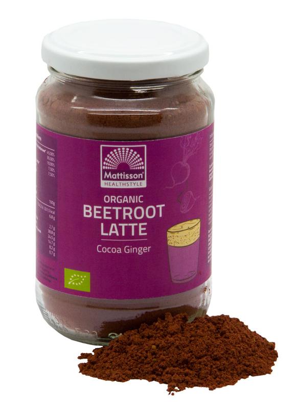 Mattisson Latte beetroot gember cacao bio