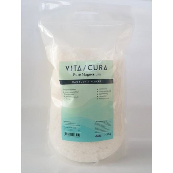 Vitacura magnesium zout/flakes Vitacura 5000g