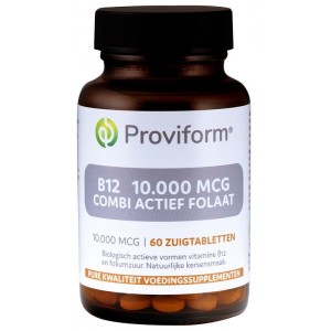 Proviform Vitamine B12 10.000mcg combi actief folaat