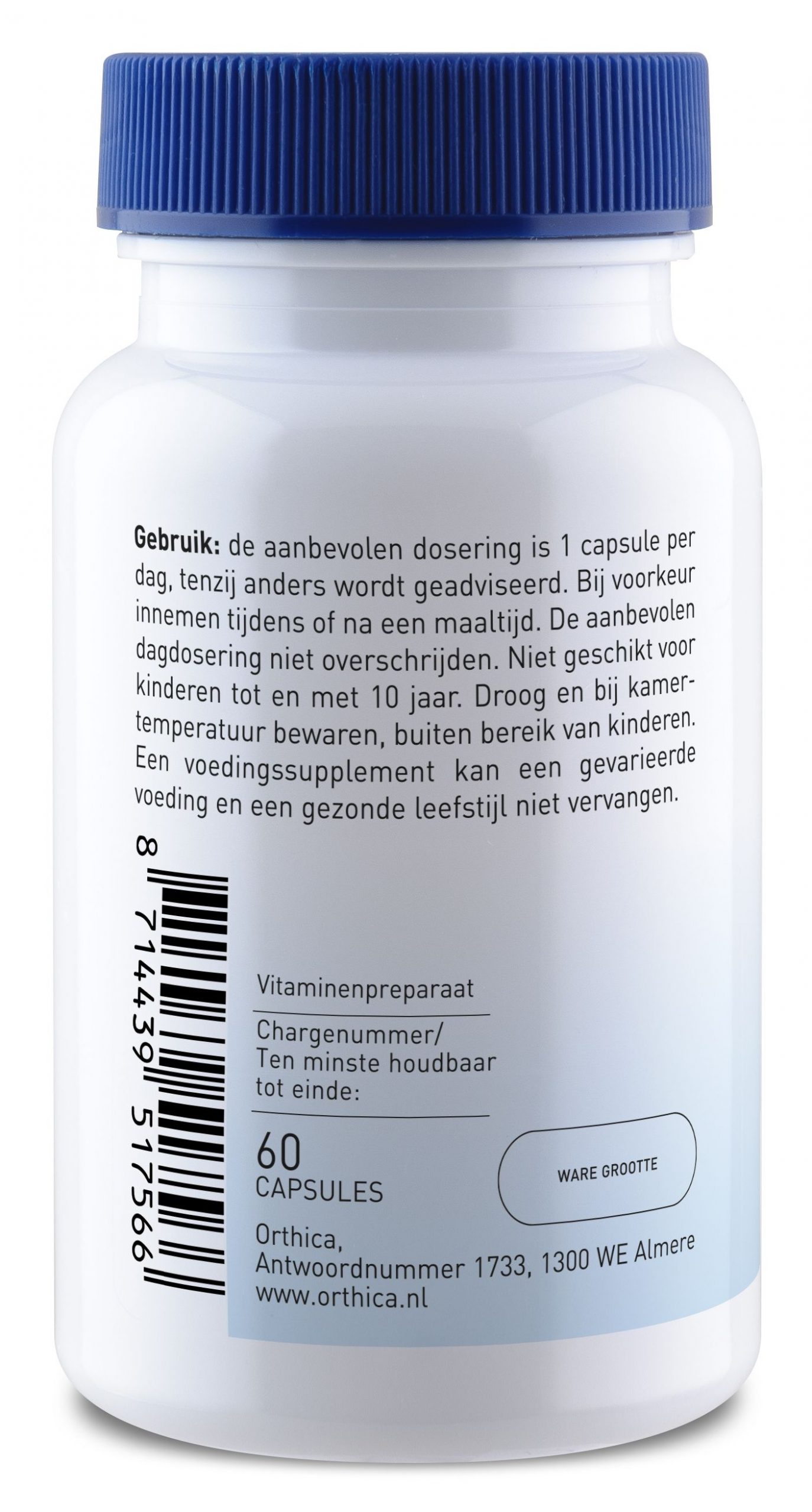 Vitamine D-75 Orthica 60cap Vitamine D-75 Orthica 60cap