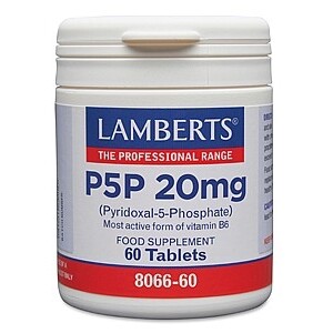 P5P 20 mg Vit B6 Lamberts 60tb