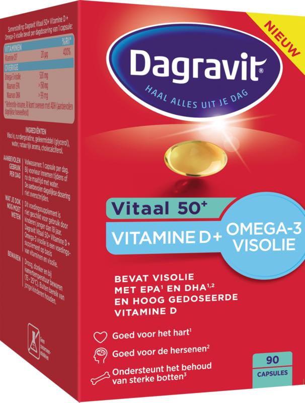 Vitaal 50+ omega/vitamine D Dagravit