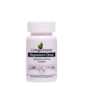 Magnesium citraat 400 mg Livinggreens 60tb