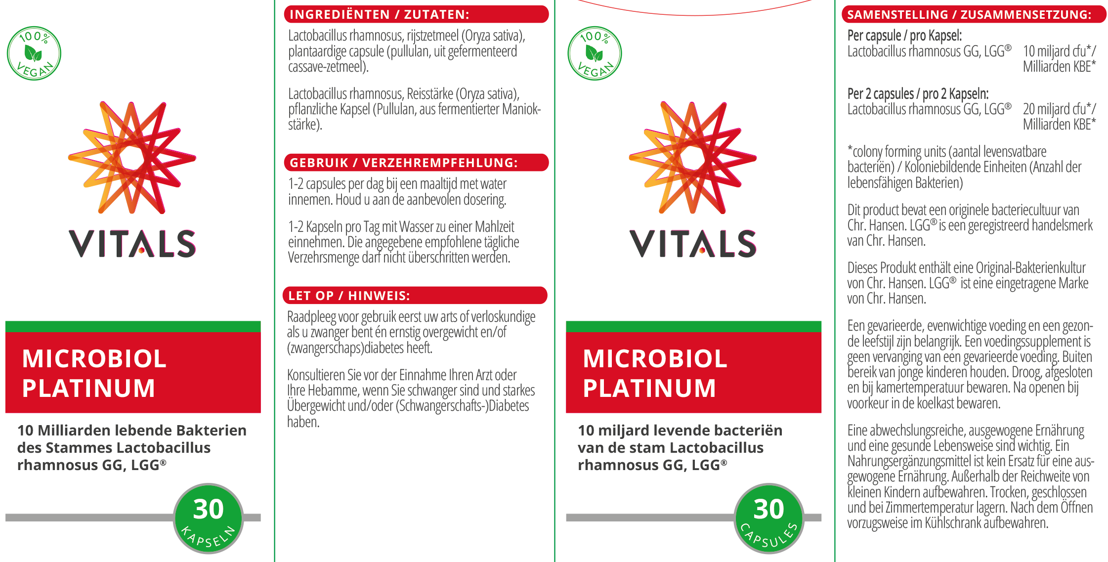 Microbiol Platinum Vitals etiket Microbiol Platinum Vitals etiket