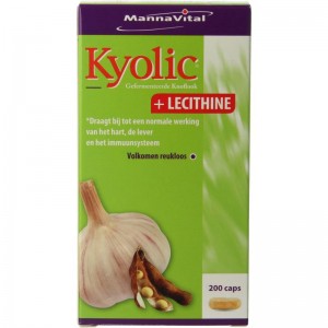 Kyolic + lecithine Mannavital 200cap