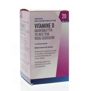 Vitamine D 20 mcg 800IE Teva