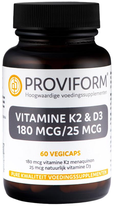 Vitamine K2 180 mcg & D3 25 mcg proviform