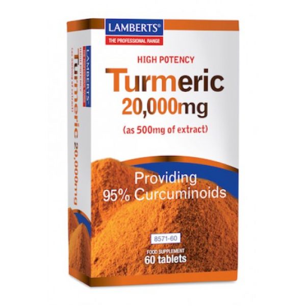 Curcuma 20.000 mg (turmeric) Lamberts 60tb