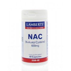 N-Acetyl Cysteïne Lamberts 600 mg