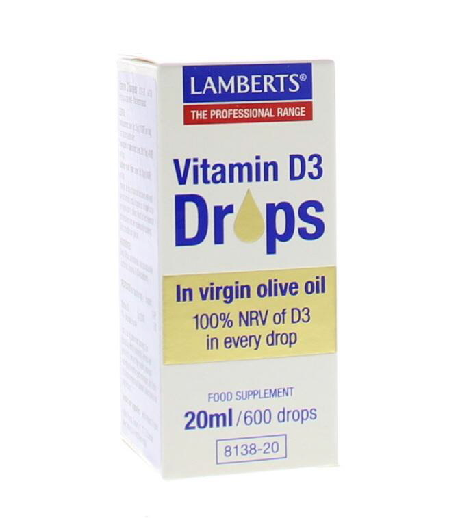 Vitamine D3 druppels Lamberts