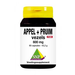 Appel pruim vezels 600mg SNP 60ca