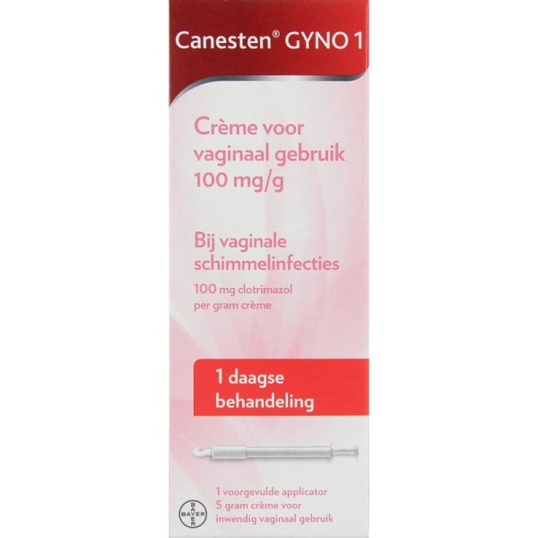 Canesten GYNO 1 crème 100mg/g 5g