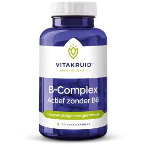 B-complex actief zonder b6 Vitakruid