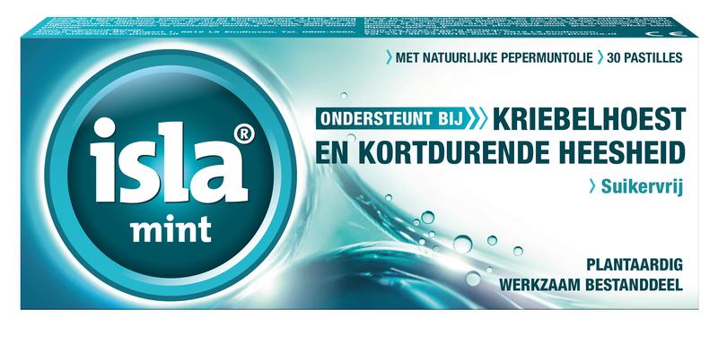 Mint keelpastille Isla 30tb