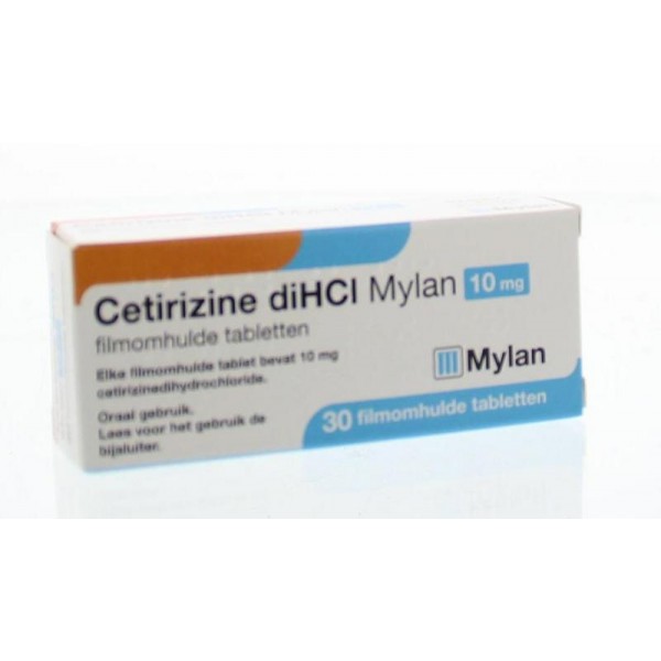 Cetirizine DIHCL 10 mg Mylan 30tb