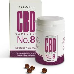CBD Capsules nr 8 3 mg Cannamedic 100ca