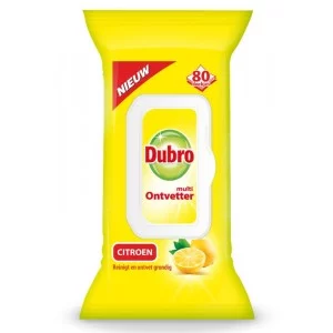 Doekjes multi ontvetter citroen Dubro 80st