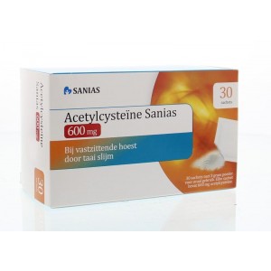 Acetylcysteine 600 mg sachets Sanias 30x3g