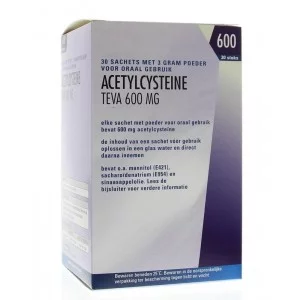 Acetylcysteine 600 mg Teva 30sach