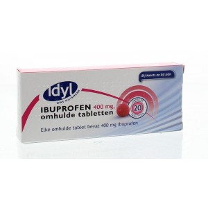 Ibuprofen 400 mg suikervrij Idyl 20st