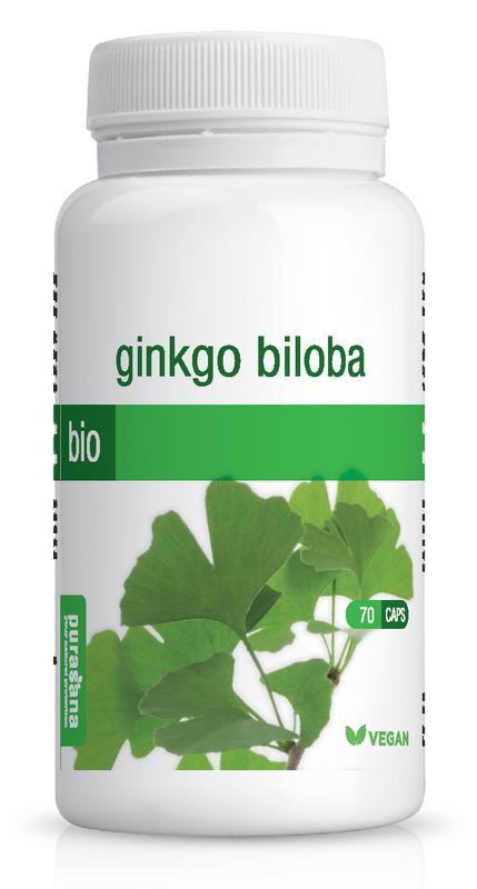 Bio ginkgo biloba 250 mg Purasana 70vc
