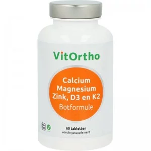 Calcium magnesium zink D3 en K2 Vitortho 60tb