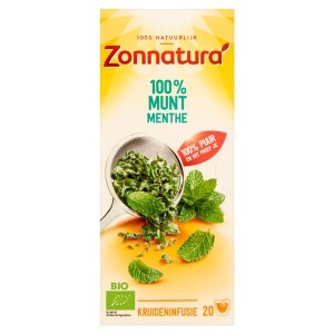 Munt thee 100% bio Zonnatura 20st