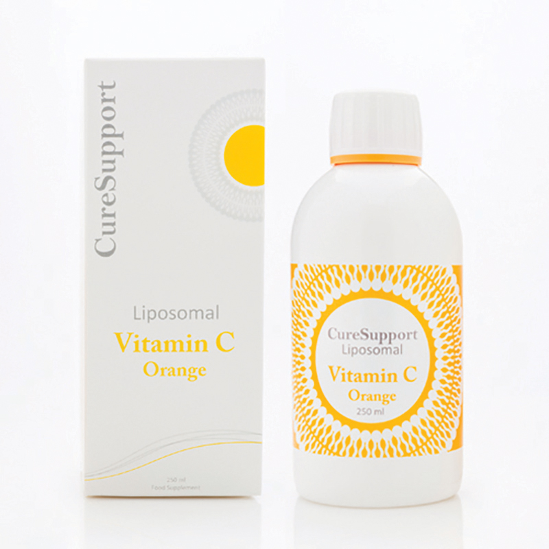Liposomale vitamine C 500 mg orange (SF) Curesupport 250ml