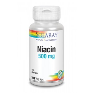 Vitamine B3 niacine 500 mg Solaray 100vc