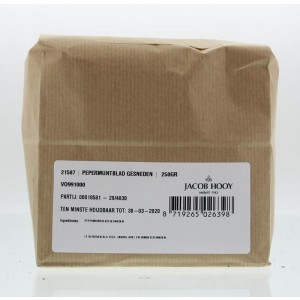 pepermuntblad gesn brunch /jh Jacob Hooy 250g