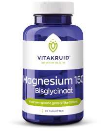 Magnesium 150 Bisglycinaat Vitakruid 180tab