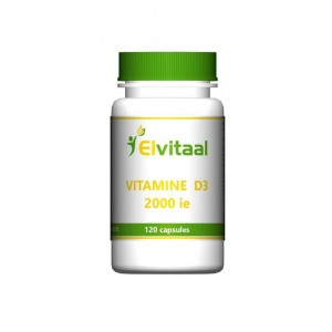 Vitamine D3 2000 IE 50 mcg Elvitaal 120ca