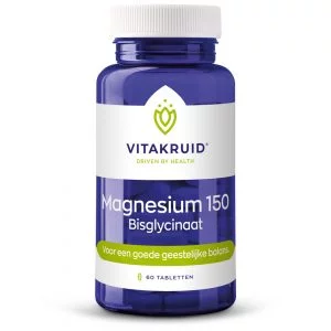 Magnesium 150 Bisglycinaat Vitakruid 60tab