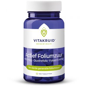 Vitakruid Actief foliumzuur 400mcg