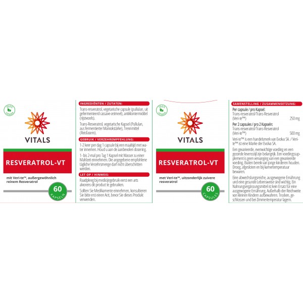 Vitals Resveratrol-VT 2