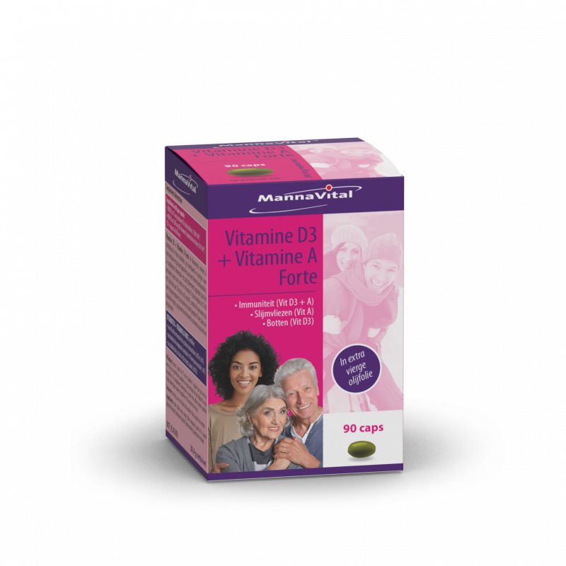 Vitamine D3+vitamine A Forte Mannavita