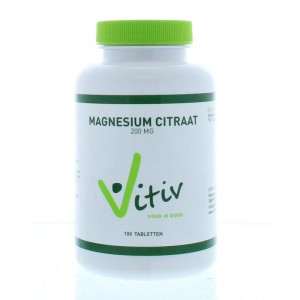 Magnesium citraat 200mg Vitiv