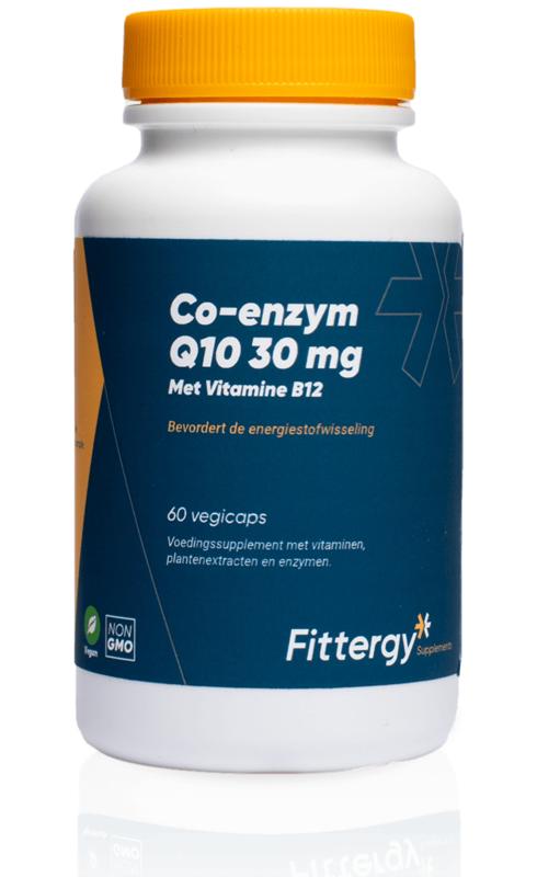 Co-enzym Q10 30 mg met Vitamine B12 Fittergy 60ca