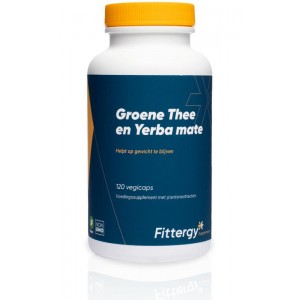 Groene thee en yerba mate Fittergy 120ca