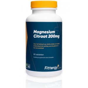 Magnesiumcitraat 200 mg Fittergy 90tb