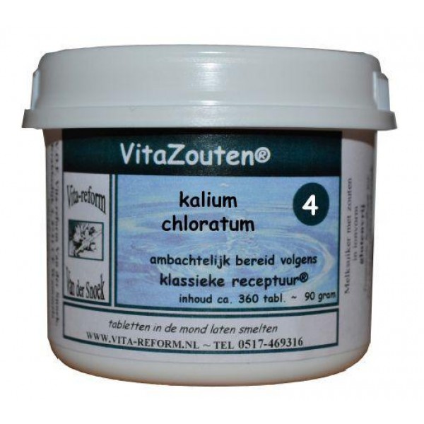 Kalium muriaticum/chloratum VitaZout Nr. 04 Vitazouten 360tb
