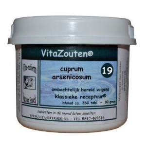 Cuprum arsenicosum VitaZout Nr. 19 Vitazouten 360tb
