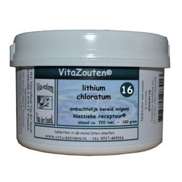 Lithium chloratum VitaZout Nr. 16 Vitazouten 720tb