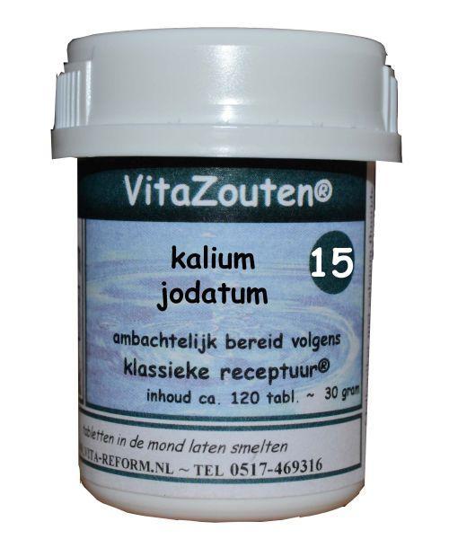 Kalium jodatum VitaZout Nr. 15 Vitazouten 120tb
