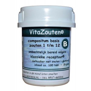 VitaZouten compositum basis 1t/m12 Vitazouten 100tb