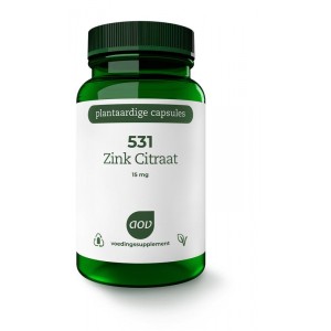 AOV 531 Zink Citraat 15mg 60vc