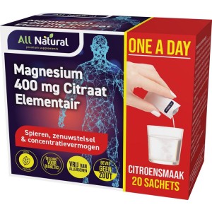 All Natural Magnesium 400 mg