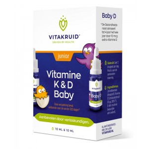 Vitakruid Vitamine K&D Baby Druppels
