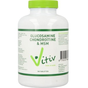 Vitiv Glucosamine, Chontroitine & MSM 180tb